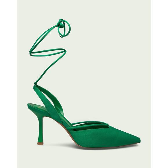 MANGO Lace Up Heels NWT - Picture 8 of 11